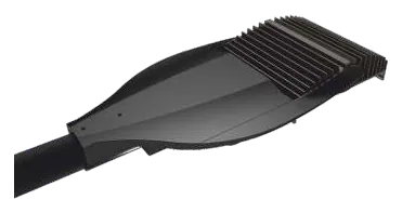Smart Street Light, side view on its mounting arm